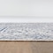 World Rug Gallery Contemporary Geometric Weather Resistant Indoor/Outdoor Runner Rug 2' x 7' Blue 4028BLUE2X7 - alternate 3